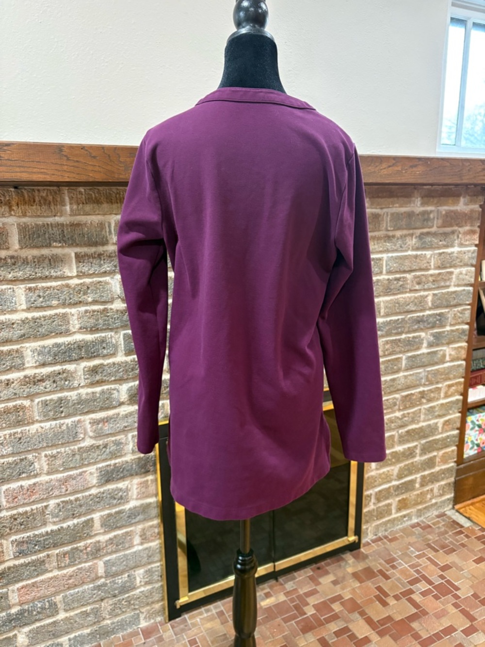Duluth Trading Co Plum Long Sleeve Tunic - Picture 3 of 6